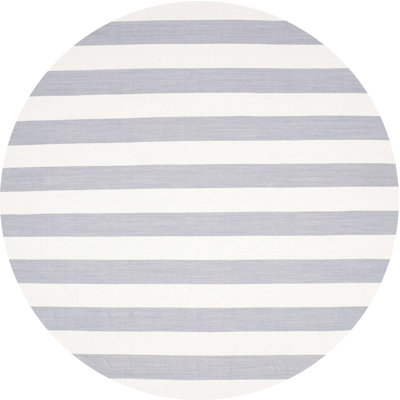Tapis bleu/blanc contemporain