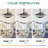 Brynnly 42" Retractable DC Motor Ceiling Fan with LED Lights, Remote 3-Color 6-Speed-947024745