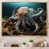 Gold Floater Framed