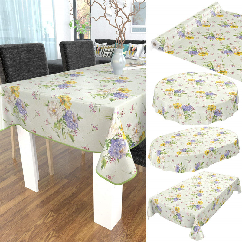 Polyester, Polyvinyl Chloride Floral Doily