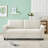 Kothan 78.4 '' Square Arms Sleeper Couch 3 in 1 Convertible Sleeper Sofa Bed with Pull Out Bed-112604122