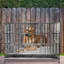 Cage pour chien en acier inoxydable Fasano-917875272