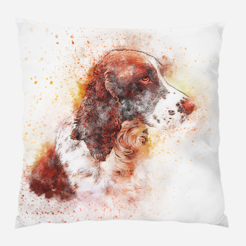 Outdoor Reversible Throw Pillow, Microsuede, Indoor
