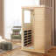 Sauna infrarouge lointain intérieur pour 1 personne avec haut-parleurs Bluetooth et lampe de lecture à DEL-99192180
