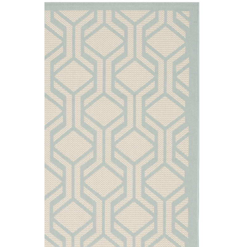 Tapis intérieur / extérieur Arneshia, Rectangle 6 pi 7 po x 9 pi 6 po