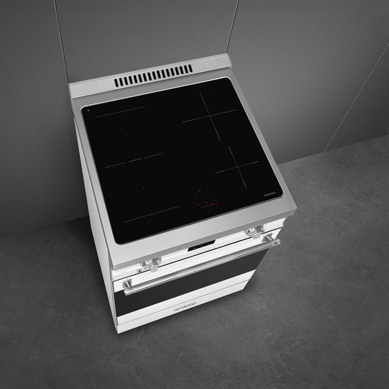 SMEG Professional Range, 24" - INDUCTION, Matte White
