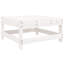  Ensemble de salon de jardin modulaire en bois de pin massif blanc-1207344971