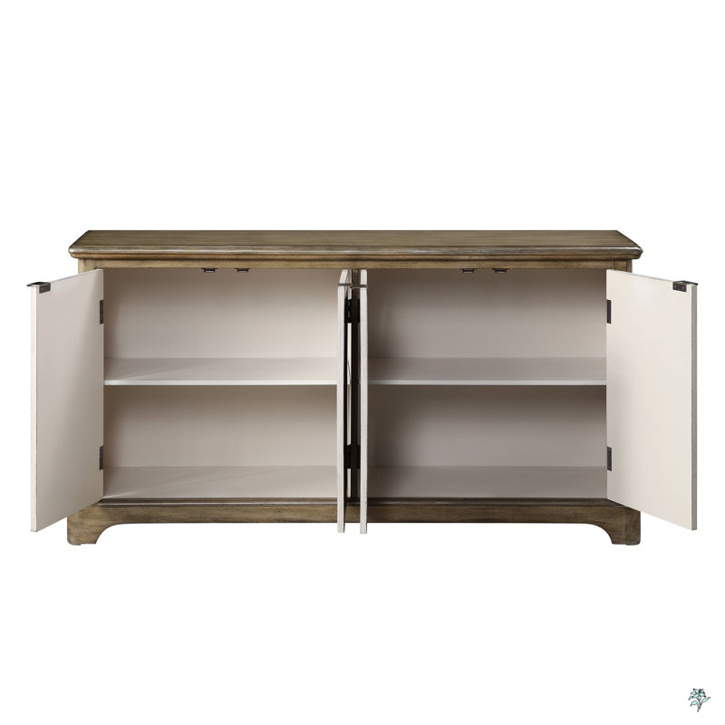 Console rectangulaire en chêne Ashwanth