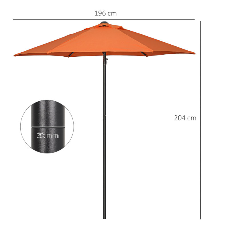 Aroche 196cm Market Parasol