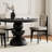 Creative round table set in solid wood-109243305