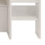 Olsen European Single (90 x 200cm) Mid Sleeper Loft Bed Bed with Bookcase