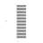 8' Runner Charcoal Striped Washable Non Skid Indoor Outdoor Runner Rug