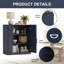 Armoire de rangement avec tablettes réglables Nashaya-901977407-901507295