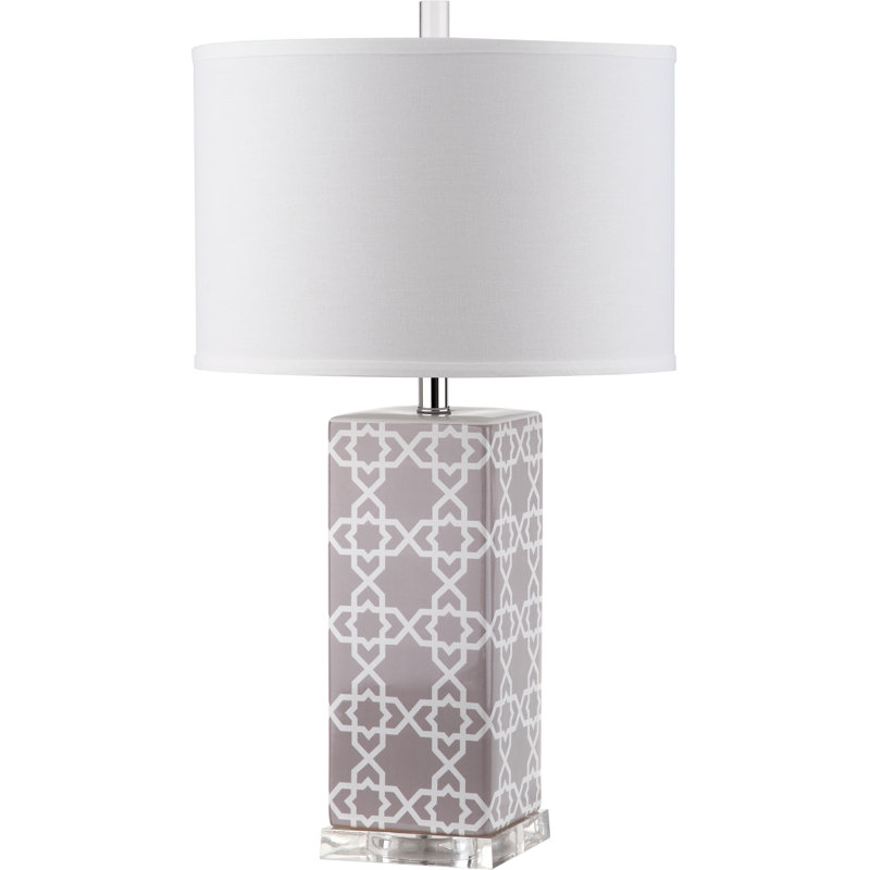 Dunson Ceramic Buffet Lamp, Grey