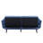 Nafisa Blue Fabric Adjustable Sofa & Ottoman