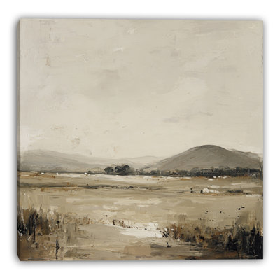 Open Plain Wrapped Canvas Wall Art