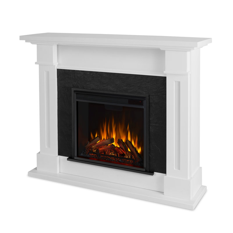 Kipling 54" Electric Fireplace by Real Flame, White