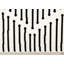 Tapis rayé noir et blanc Fresno-102210975