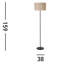 Annibale 159cm Matt Traditional Floor Lamp
