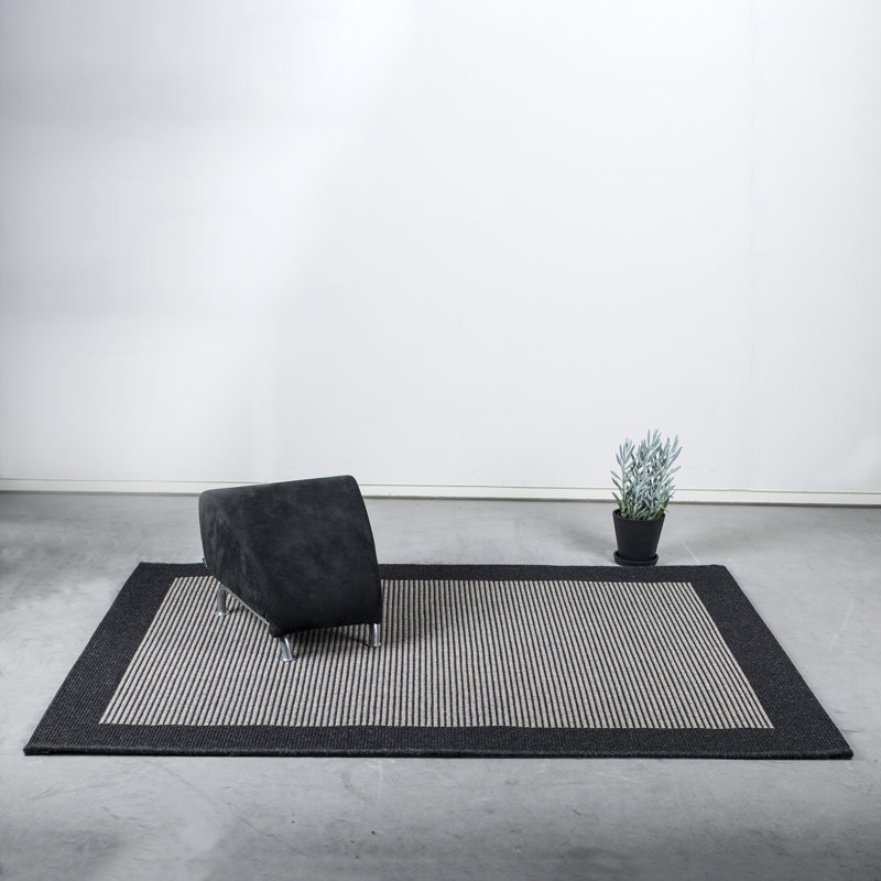 Hailsham Striped Hand Woven Area Rug, Rectangle 80 x 150cm