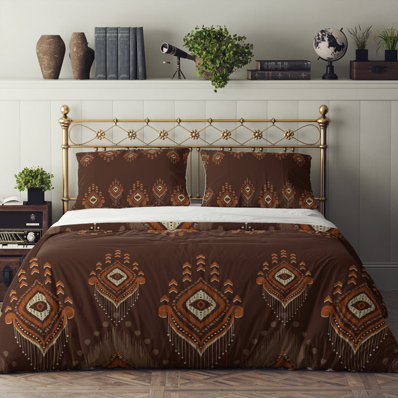 Abstract Duvet Cover, King Duvet Cover + 2 King Shams