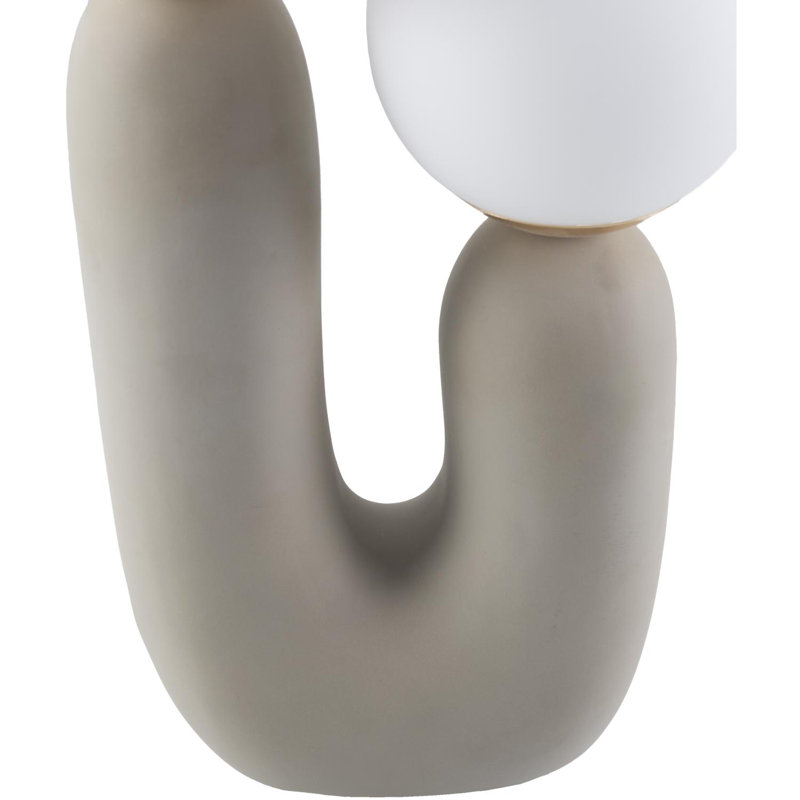 Nora Accent Table Lamp, Gray, 22" H x 8" W x 12" D