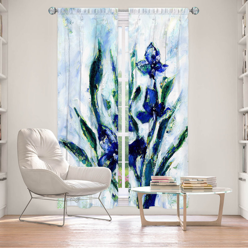 Paire de rideaux obscurcissant en polyester, L 20 po x L 61 po