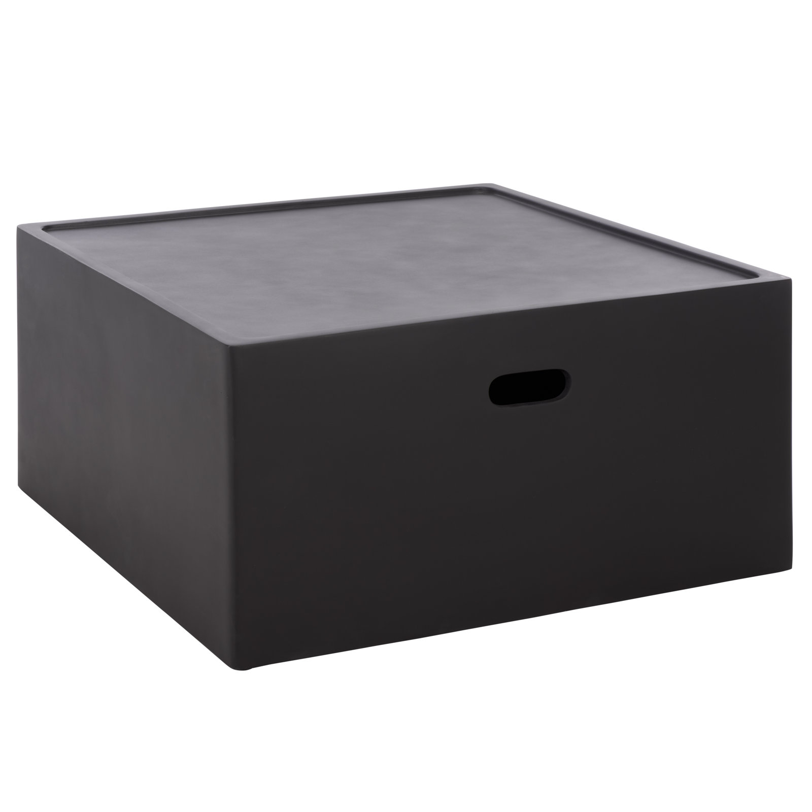 Hardesty 27" Patio Table, Black