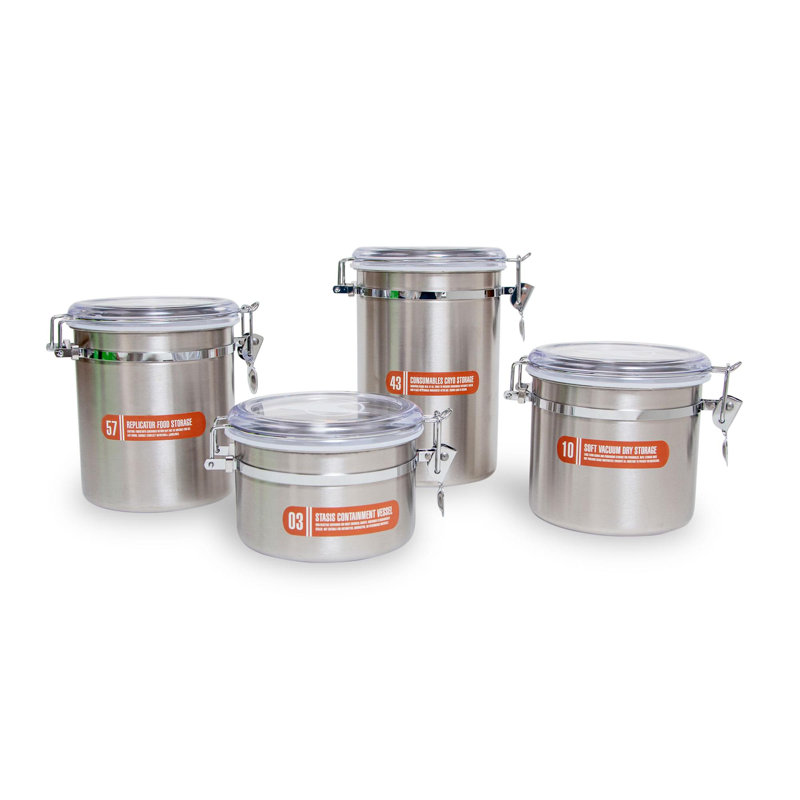 Metal Jar - Set of 4
