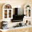 31.5"h Arch Wall Mounted Bathroom Cabinet, 