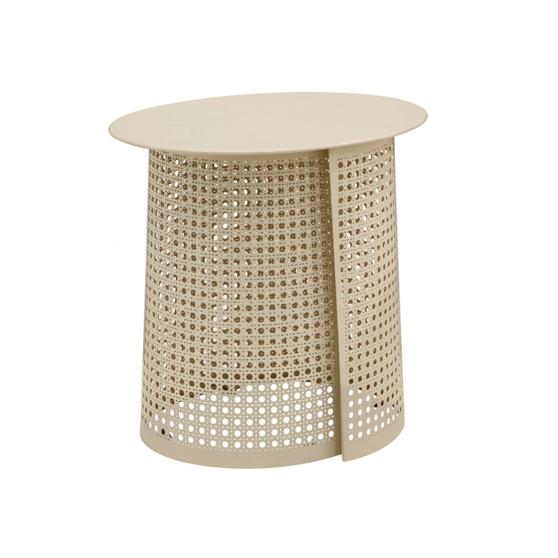 Pesky Frame End Table, Cream