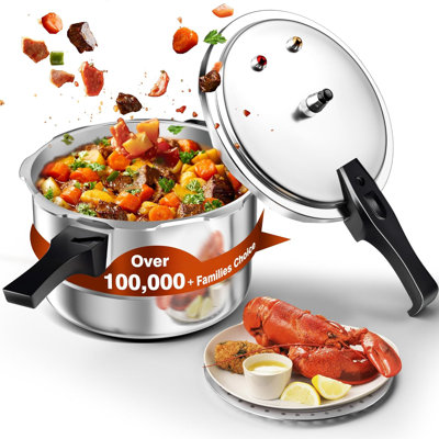 WantJoin 11Qt Aluminum Pressure Canner and Cooker