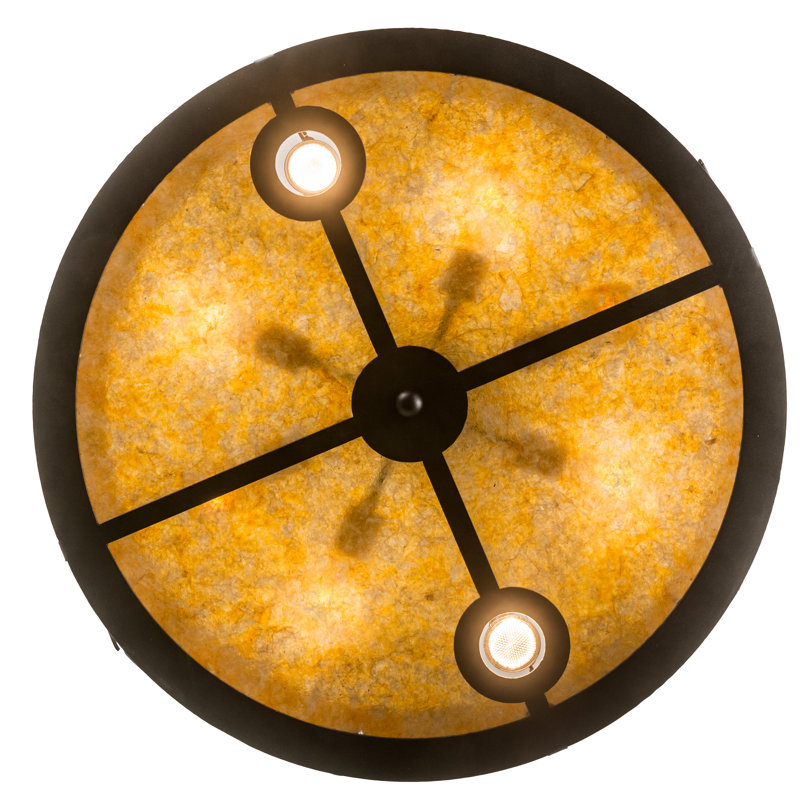 Nuneaton 8 - Light Dimmable Drum Chandelier