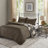 Lodge Style Reversible Bedding Sets, Black Brown Microfiber For Home