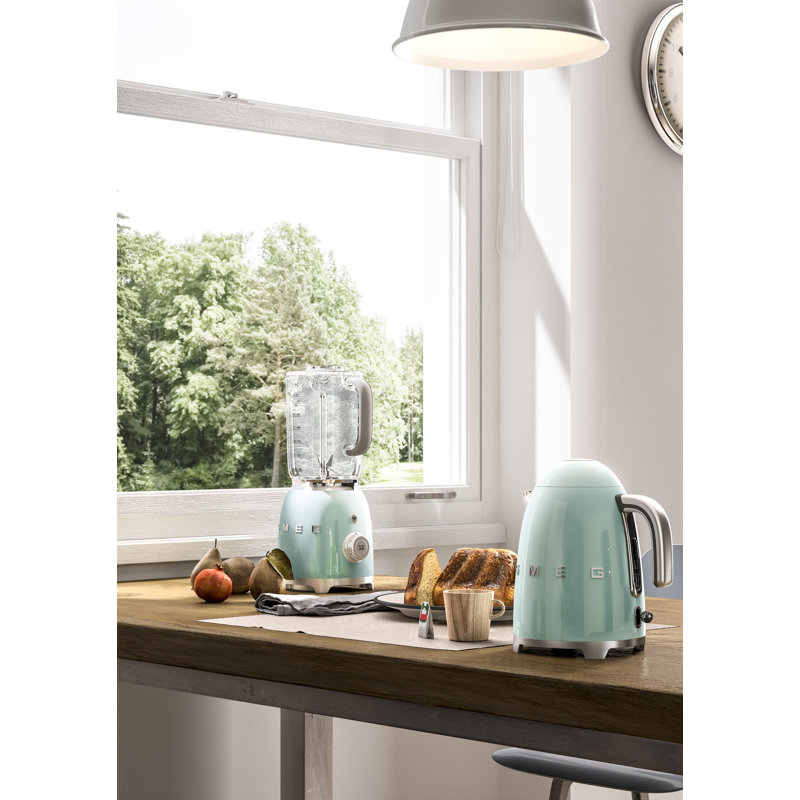 Smeg KLF03 50s Style Retro Kettle, Pastel Green