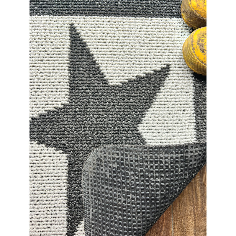 My Utility Star Kitchen Mat, Grey, Rectangle 50 x 80 cm
