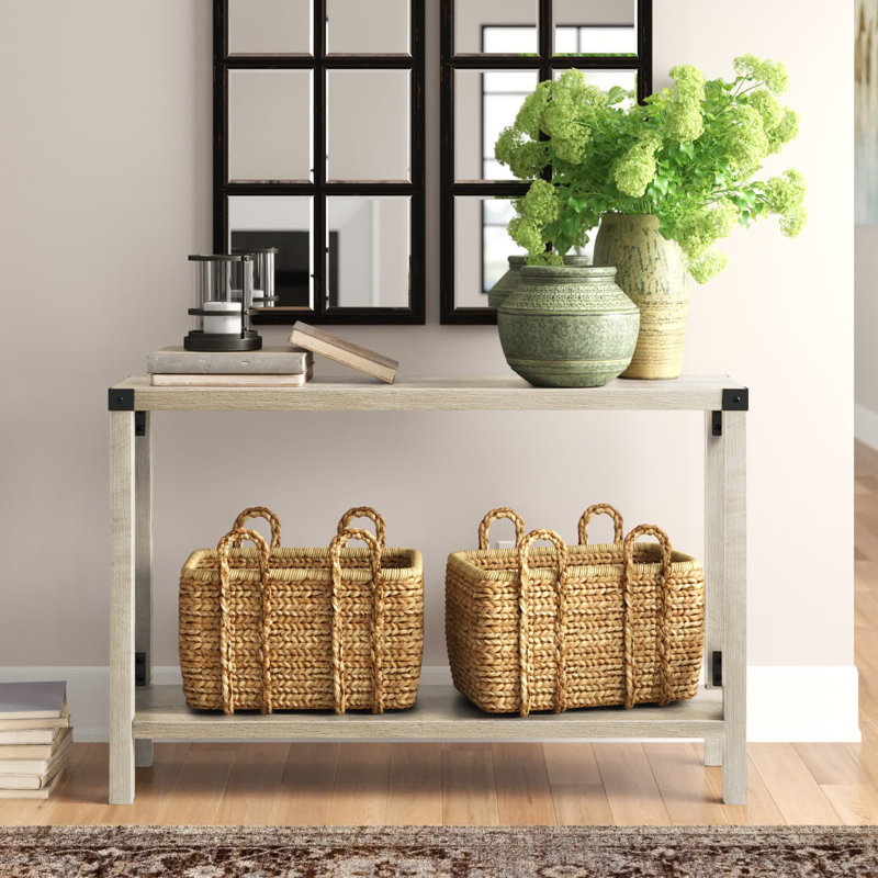 Bella Console Table, White Oak