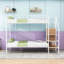 Lit superposé en métal avec escalier et garde-robe-1018286606-1018286643