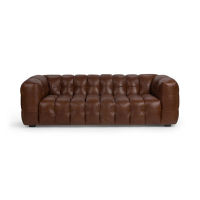 Halston Top Grain Leather Sofa