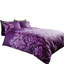Damask Pattern Duvet Cover Set with Matching Pillowcases - Polycotton Bedding Set - Washable-27778364-27778365