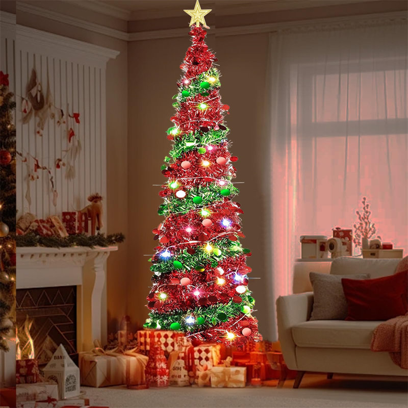 Lighted Artificial Christmas Tree