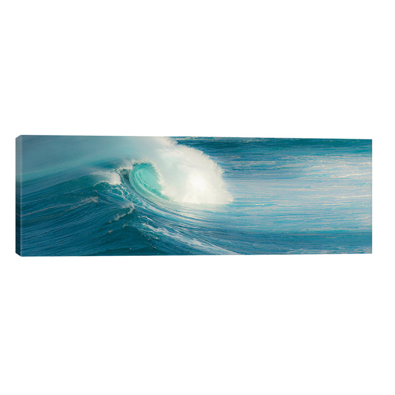 Jaws - Maui by Scott Bennion - No Frame Panoramic Print on Canvas, 121.92 cm H x 40.64 cm W x 1.91 cm D