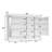 55'' W  X 35'' H Surface Framed Medicine Cabinet With Mirror  And 9 Fixed Shelves,White-827963052