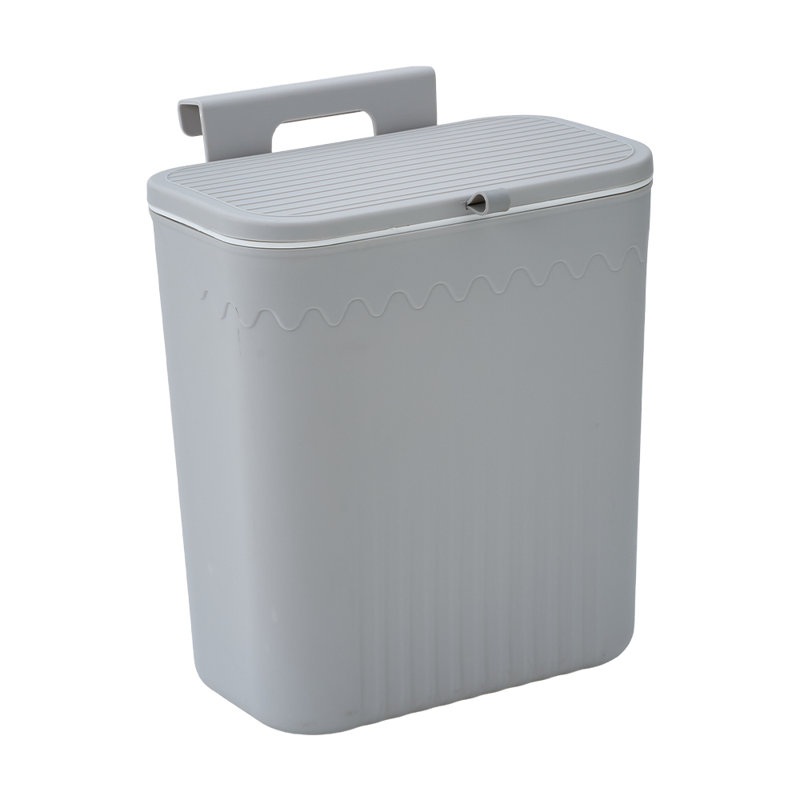 Pp Manual Lift Waste Bin - 7L, Grey
