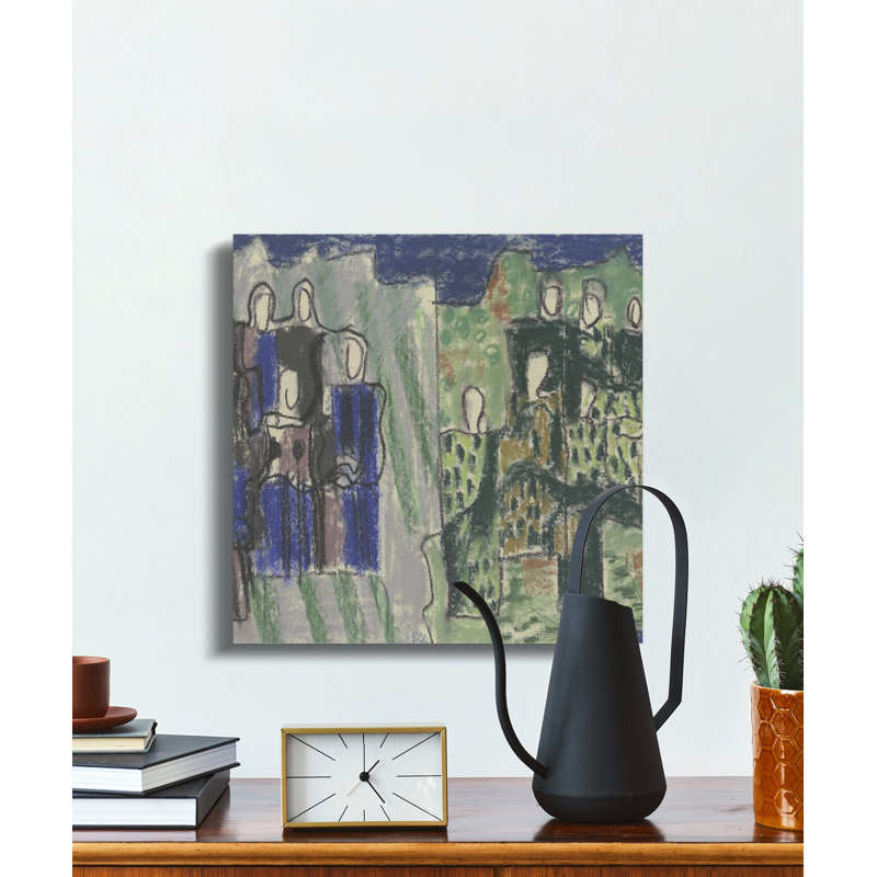 Meece Wrapped Canvas Print Set, 12x12