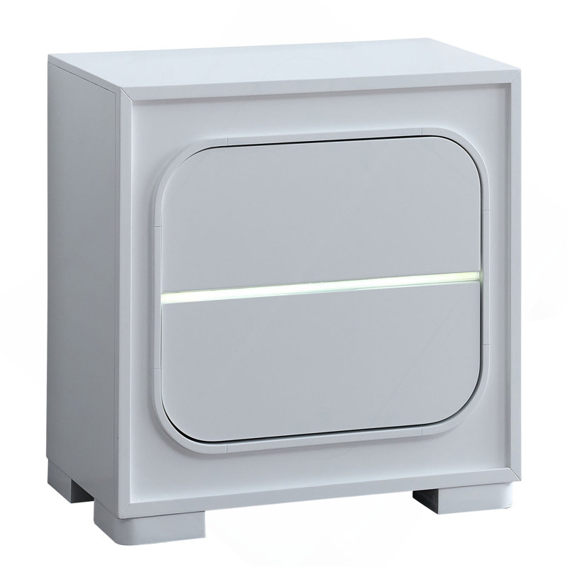 Milan NIGHTSTAND , White