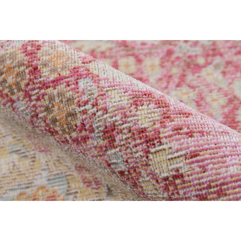 Tapis oriental rose Allerone, Rectangle 4 pi x 6 pi