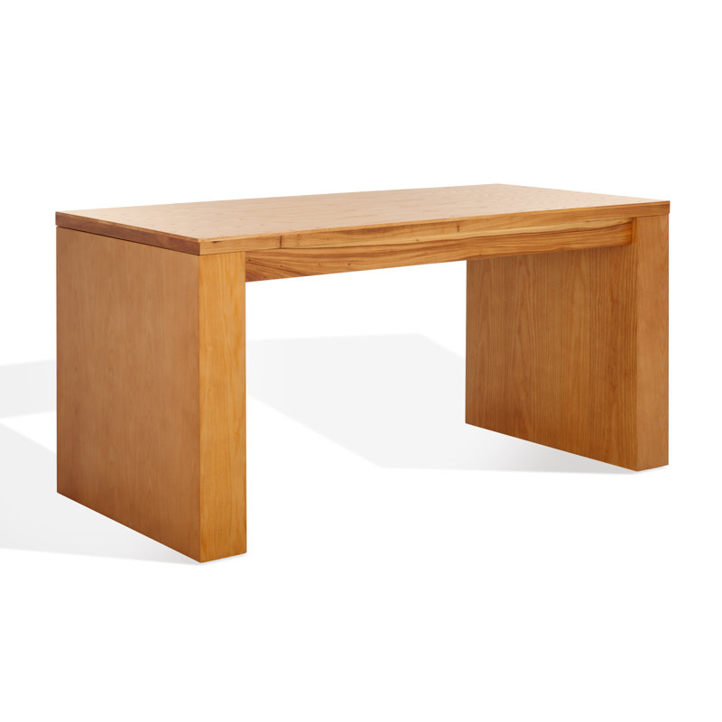 Deborah Solid Wood Writing Desk, Brown