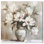«Cloud Kissed Flowers II», art floral blanc par Art Remedy
