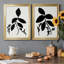 Silhouette Garden I - ensemble de 2 reproductions d'art sur toile encadrées-61455450-61455448